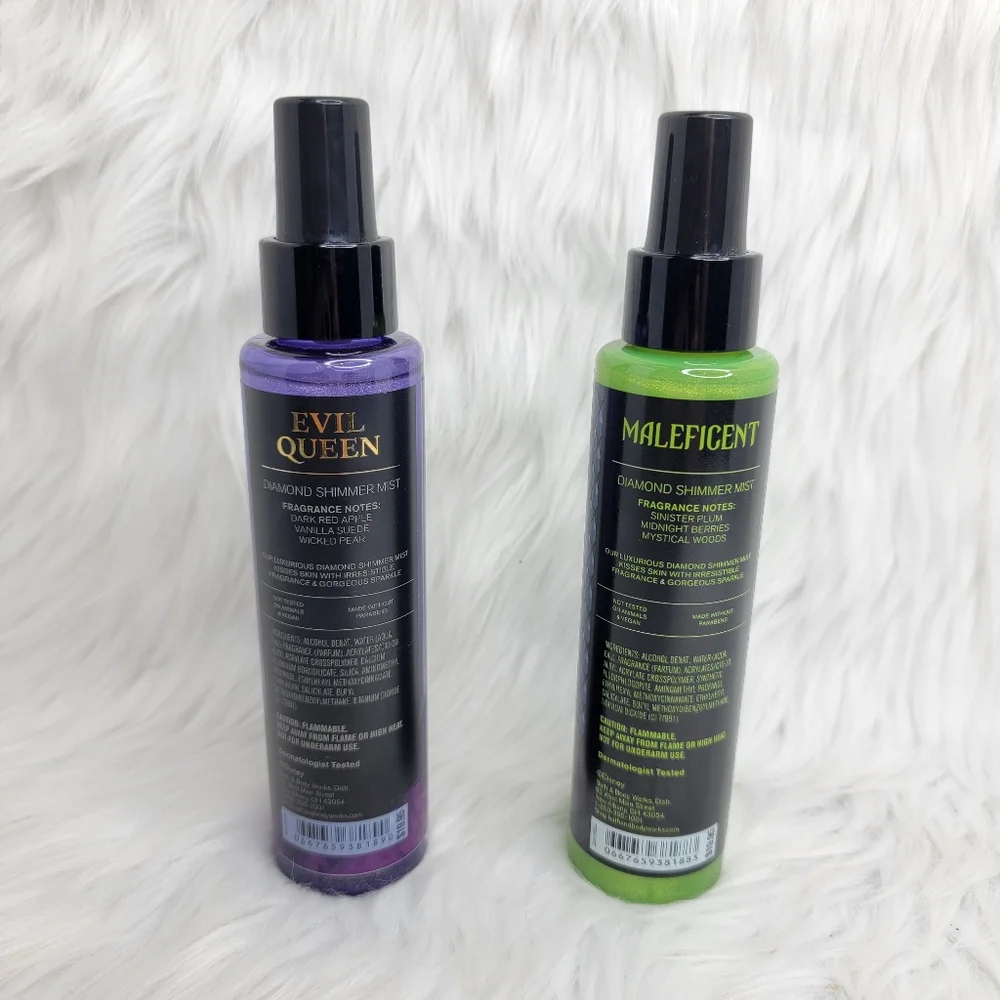 Bath & Body Works Evil Queen & Maleficent Diamond Shimmer Mist Limited Edition. - Picture 2 of 4